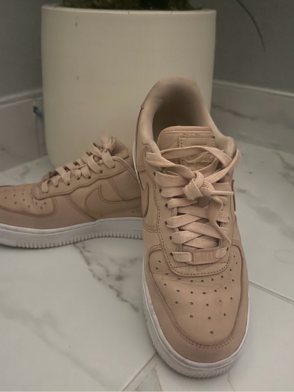 Nike Women's Low-Top Sneakers in Beige